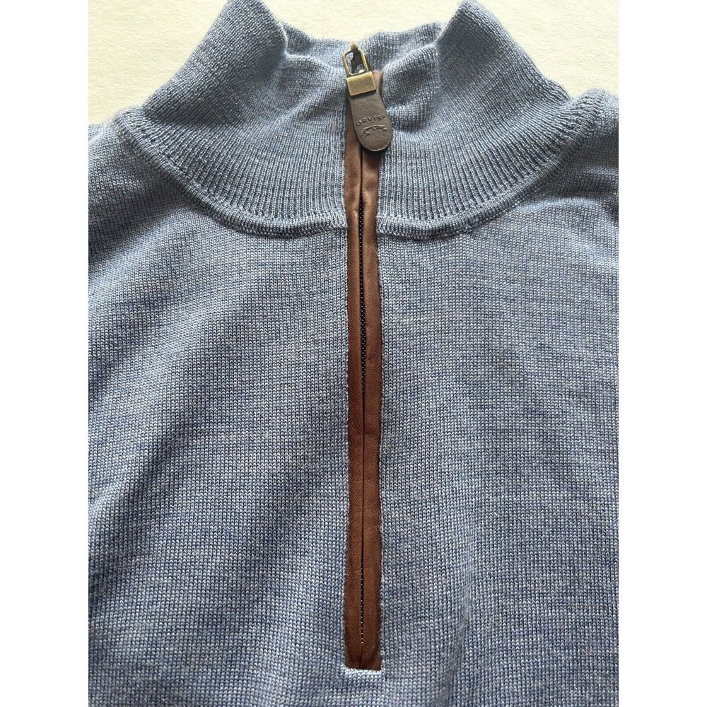 Orvis Blue Zip Up Sweater - Picture 7 of 11